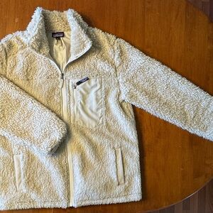 Patagonia Beige Retro X Sherpa Fleece